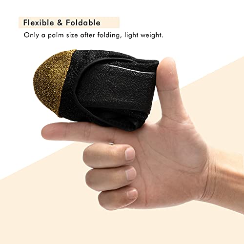 FUNKYMONKEY Foldable Ballet Flats for Women's, Comfortable Portable Travel Roll Up Walking Shoes3