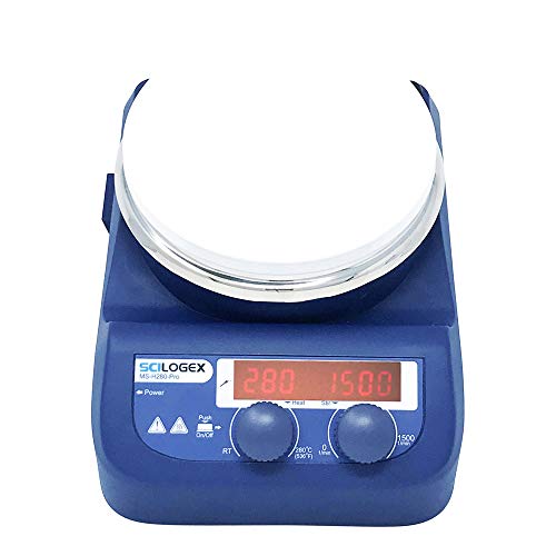 Scilogex Magnetic Hotplate Stirrer, MS-H280-PRO, 5 in. LED Mixer, Lab Hot Plate, up to 280C and 1600RPM, with Individual Heating and Stirring Controls - Thumbnail 7