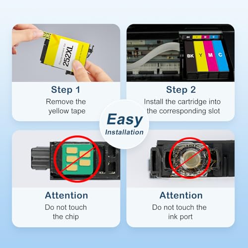 Mytoner MTE-252-5P Remanufactured Ink Cartridge Replacement For Epson 252Xl Ink Cartridges thumb #5