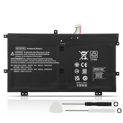 K KYUER 21Wh MY02XL Batería para HP SlateBook 10 x2,Pavilion 11 x2 Notebook PC,SlateBook x2 10-h000...