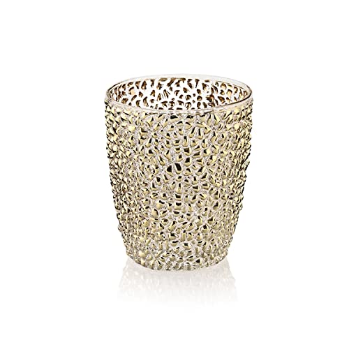 Set Di 6 Bicchieri Per Whisky - Tumbler In Vetro Cristallo Per Liquori, Cocktail, Rum E Cognac, Senza Stelo, Design Elegante - Foto 2