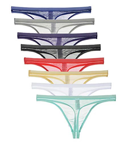 Men's Thongs Transparent Super Thin Underpants