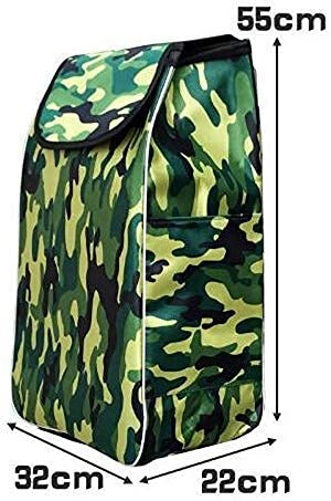 Multifunktionaler Einkaufswagen aus leichtem Aluminium, zusammenklappbar, mit 6 Rädern, wasserdichte Aufbewahrungstasche… – Bild 6