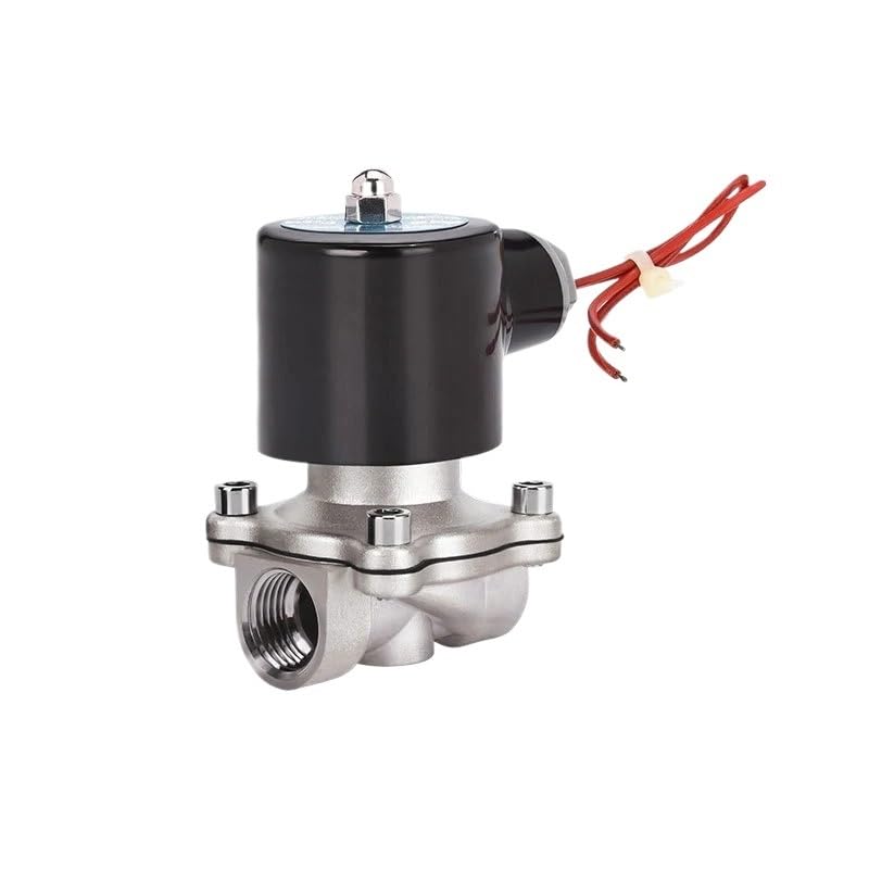 Electroválvula Válvula solenoide de acero inoxidable Válvula solenoide normalmente cerrada serie 2W(3/8',24VDC)