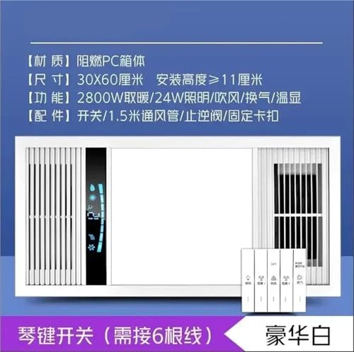 Calefactor eléctrico integrado techo 220V miniatura 3