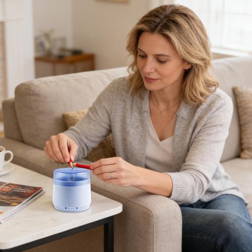 Taille-crayon électrique à piles pour stylos de bureau et dessin - 2