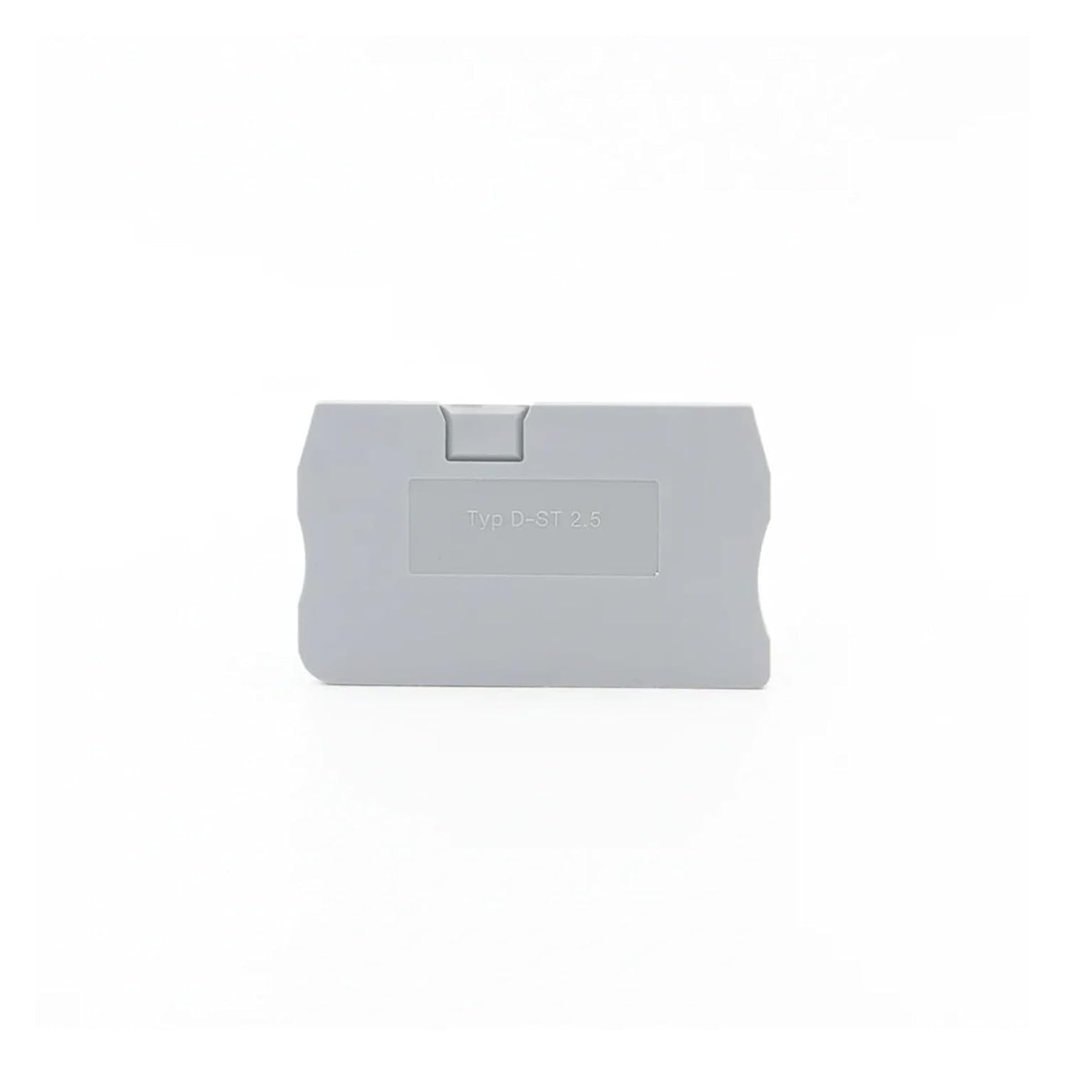 100pcs D-ST1.5-2.5 end caps for ST1.5 ST2.5 DIN Rail Terminal Block Accessories(for ST2.5)