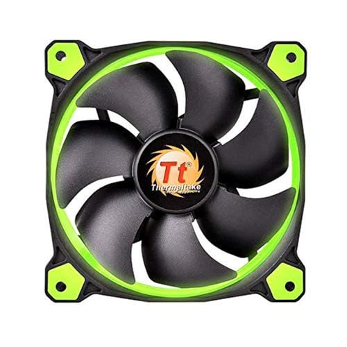 Thermaltake - Riing 12 - Ventilateur PC (12V - 24.6 dB - diam: 12cm - 1500 RPM) Vert