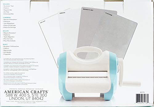 We R Memory Keepers Revolution Portable Die Cut, Embossing, Cutting Machine Includes Magnetic Mat, Embossing Plate and Die Cutting Plate, Scrapbooking, Journaling, Card Making - Image 5