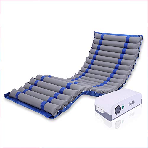 Anti-Dekubitus-Matratze Mit Pumpe, Matratzenauflage PVC-Stoff Wechseldruckmatratze Für Dekubitus Pneumatische Atratzenauflage Für Bettlägerig mit