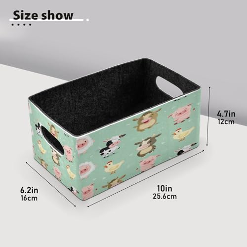 Panier de rangement pliable et robuste boîte tissu gain de place pour armoire et dressing - 4