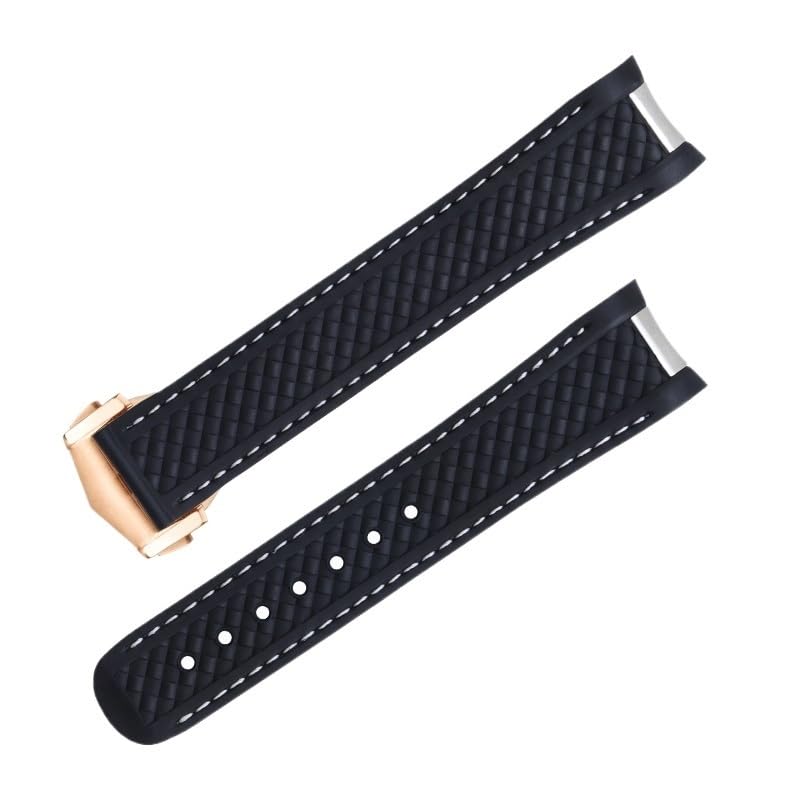 Bracelet montre Omega strap Aqua Terra 150M caoutchouc 20mm