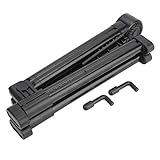 KPOYTWRDN Tragbarer faltbarer A-Rahmen-Gitarrenständer, universeller Gitarrenhalter für Akustik- und E-Gitarren, leichter ABS-Kunststoffständer mit Silikonkissen, kompaktes faltbares Design