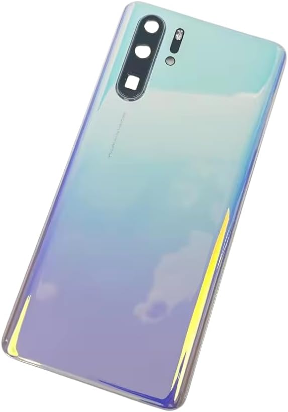 for Huawei P30 Pro Back Glass Battery Door Cover Replacement, Rear Housing Case with Camera Lens, Compatible with Huawei P30 Pro Rear Glass Panel Back Cover Repair Parts (Breathing Crystal)