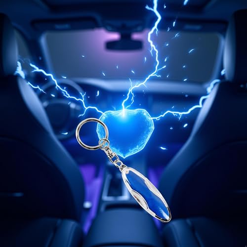 Image of GANPUB 1Pc Blue Car Static Human Body Static Eliminator Discharger Anti-Keychain ESD Tool Car Electricity Releaser, Eliminator Discharge Remover ESD Keyring, Keychains Accessories
