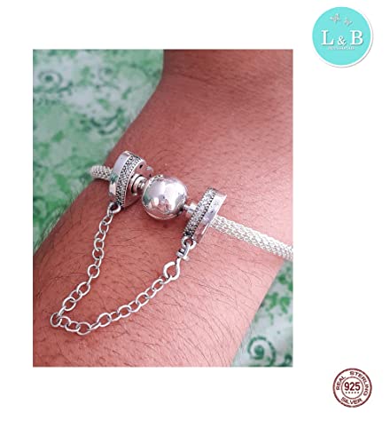 Berloque TRAVA CORAÇÃO 1 em 100% Prata S925 para pulseiras modelo Pandora ou Vivara