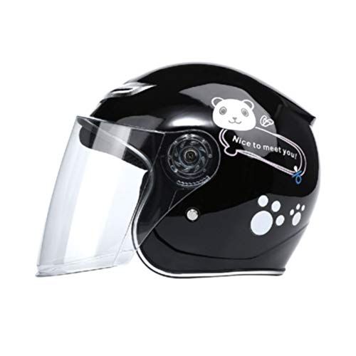 Casque de vélo pour enfants noir 3-8 ans pour roller et skate