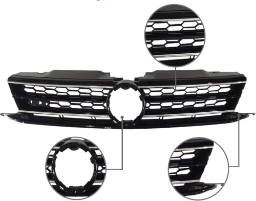 Grille calandre avant de remplacement pour réparer pare-choc de Jetta GLI 2015-2018