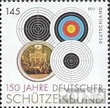 postfrisch ** MNH Prophila Collection BRD (BR.Deutschland) 2881 (kompl.Ausg.) postfrisch ** MNH 2011 150 Jahre Dt. Schützenbund (Briefmarken für Sammler)