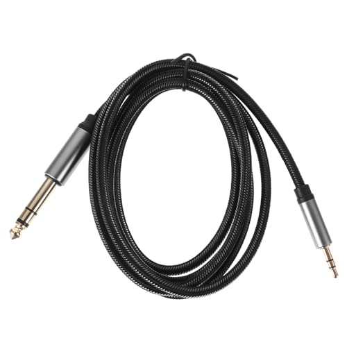 Cable de audio Jack estéreo FUNOMOCYA con aislamiento de PVC para auriculares en color negro