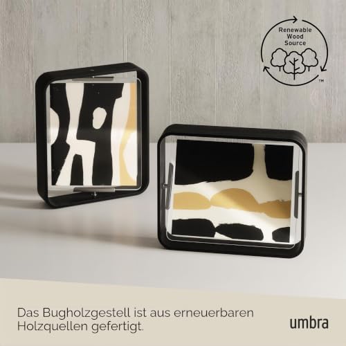 Umbra Bellwood Tischbilderrahmen, doppelseitig drehbar, 20x25 cm, Walnuss – Ansicht 6