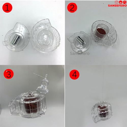 Image of SANSEFERO Premier Plants Aquarium Snail Catcher For Aquarium Fish Tank With Transparent Snail Trap Safe For Fishes And Shrimps(Mc 111)