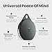 Pebblebee Clip Universal - Rechargeable Mini Item Tracker Tag | Alternative to Air Tag & Android Trackers | 12-Month Battery Life | Works with Both Android & iOS Find My Apps | LED & Sound Alerts