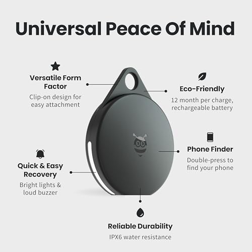 Best Air Tags for Luggage: We Tested 7 Trackers Across 50+ Flights 7 Pebblebee Clip Universal - Rechargeable Mini Item Tracker Tag | Alternative to Air Tag & Android Trackers | 12-Month Battery Life | Works with Both Android & iOS Find My Apps | LED & Sound Alerts