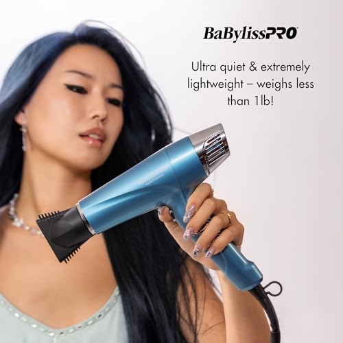 BaBylissPRO Hair Dryer, Nano Titanium Dual Ionic Blow Dryer, Hair Styling Tools & Appliances, BNT9100 by BaBylissPRO - Image 2