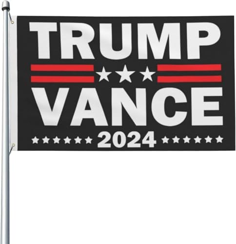 inteluck Trump Vance 2024 Flag 3x5 Double Stitched and 2 Brass Grommets Banner for Outdoor Indoor Yard Room Wall Decor Tapestry Hanging Banner