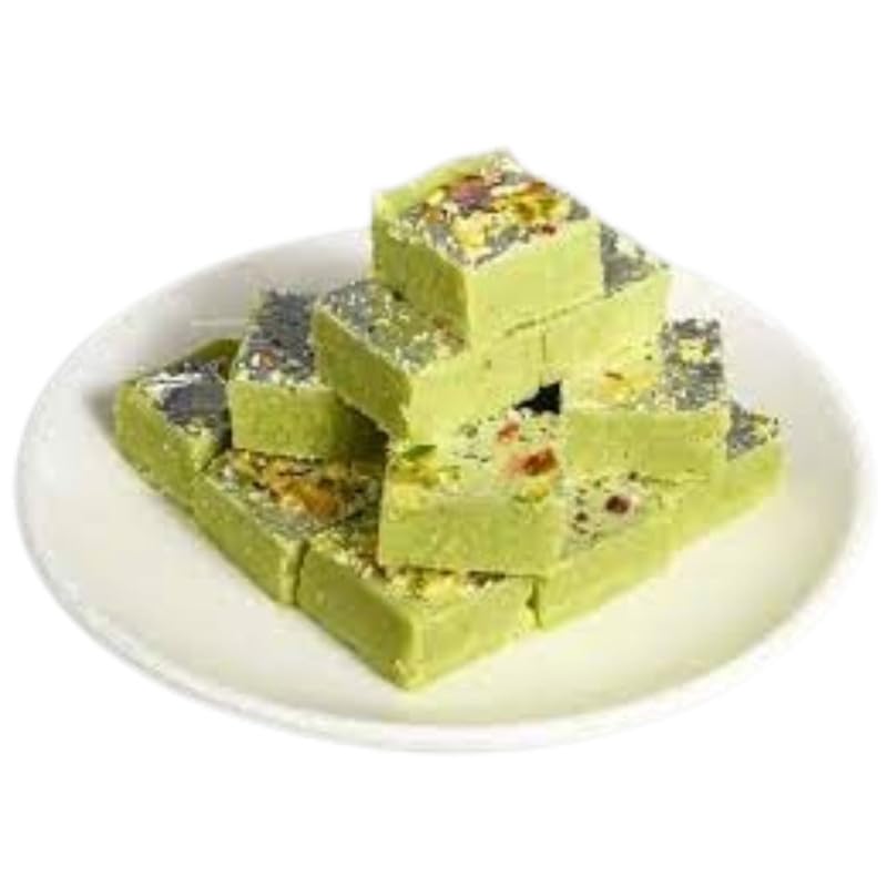 Dezire LG Natural Sugar Free Pista Burfi, No Artificial Color, Sugar Free Sweets - 200Gms (Pack Of 2)