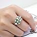 THJEW Dainty Cubic Zirconias Flower Ring for Women S925 Sterling Silver Fashion Cute 5A Gem Crystal CZ Floral Wedding Engagement Ring Jewelry (Ring_B, 8)