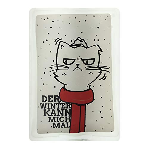 Preisvergleich Produktbild Katze Handwärmer - Winter-Katze Taschenwärmer Winter kann Mich mal