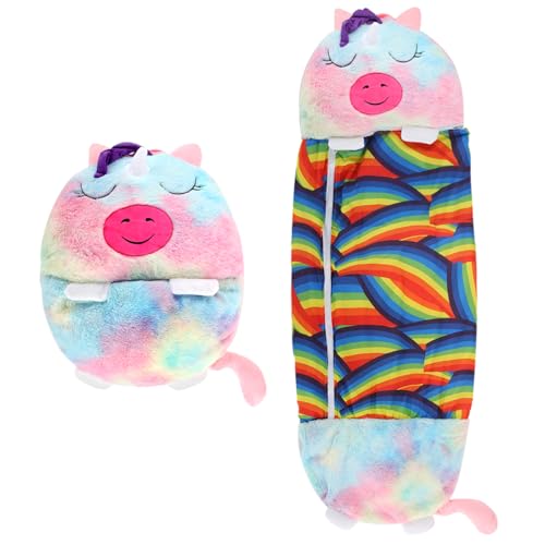 Discoball Sacs de couchage pour enfants, garçons et filles, sac de couchage en peluche pour la maternelle, les voyages, le camping, la garderie
