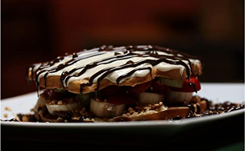 Waffeleisen | 1000 Watt | Waffelautomat für Herzwaffeln | Wafflemaker | Paninigrill | Waffeltoaster | Waffle Maker… – Bild 4