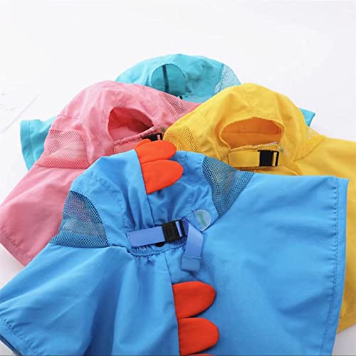 Gorro de niños para playa con ala ancha y protector de cuello contra el sol 3
