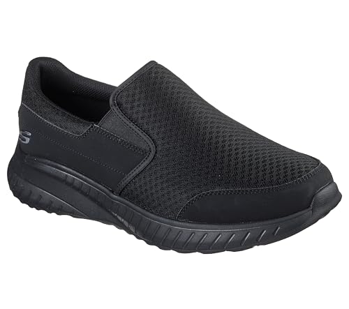 Skechers Squad Chaos Sr Urgran, Zapatos de Servicio médico Hombre, Black Textile/Synthetic, 42 EU Skechers Squad Chaos Sr Urgran, Zapatos de Servicio médico Hombre, Black Textile/Synthetic, 42 EU