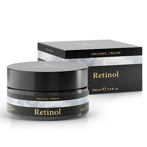 Crema Facial Retinol puro para la cara + Acido Salicilico ORGÁNICO Lifting 100ml - Cara y Contorno de Ojos Antimanchas - Crema Antiarrugas Mujer - Crema Hidratante Facial Mujer - Satin Naturel