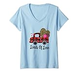 Photo Gallery donna buffalo plaid truck hearts, un sacco di amore regalo di san valentino maglietta con collo a v Photo Gallery donna buffalo plaid truck hearts, un sacco di amore regalo di san valentino maglietta con collo a v