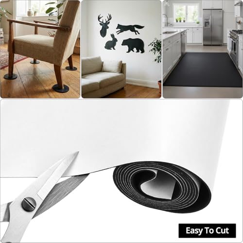 QWORK® Samoprzylepna rolka piankowa 300 mm x 1,5 mm x 1,5 m - neopren, wszechstronna do izolacji, odporności na uderzenia i nie tylko