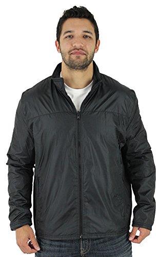 Kenneth Cole REACTION Men's Reversible Fleece-To-Nylon Jacket