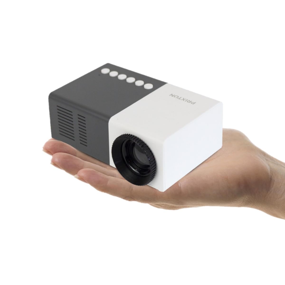 PRIXTON Vidéoprojecteur Portable Mini LED 900 Lumens 320x240 QVGA HDMI USB