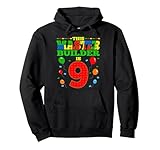Photo Gallery master builder 9 anni blocco building 9th birthday boy felpa con cappuccio Photo Gallery master builder 9 anni blocco building 9th birthday boy felpa con cappuccio