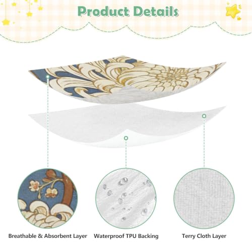 Drap de lit imperméable pour tout-petits, prestige William Morris Vintage - 6