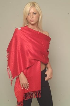 Pashmina-Shawl in Jacquard Pattern
