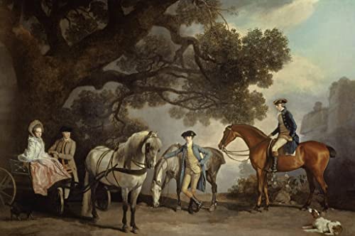Lienzo George Stubbs impresión alta definición cuadro premium 60x90