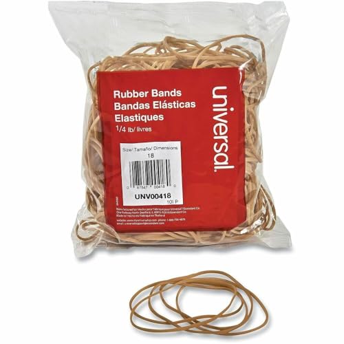 Universal UNV00418 18-size rubber Bands (1/4 pound)