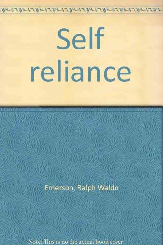 Self reliance 0308102037 Book Cover
