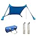 Siuwddee Tendas Da Spiaggia, Spiaggia Portatile Parasole Protezione UV UPF 50+,...