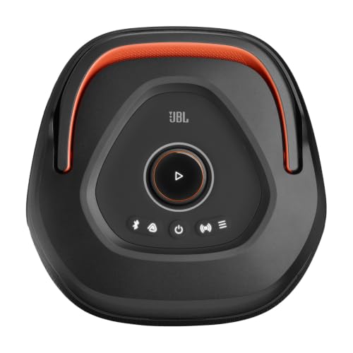Image of JBL PartyBox 130 Portable Party Speaker with 200W Pro Sound, AI Sound Boost, Futuristic Lightshow, 15 Hrs Playtime, Auracast, Dual Mic & Guitar Inputs, Optical Input for TV, IPX4 Splashproof, Black